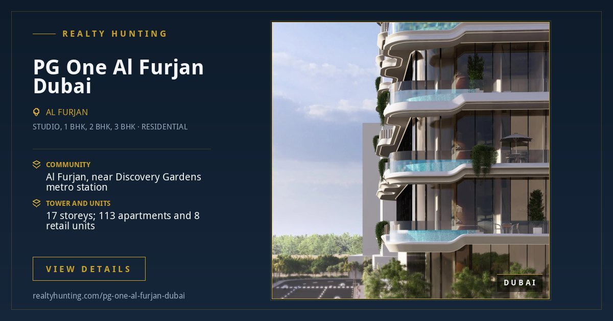 PG One Al Furjan Dubai