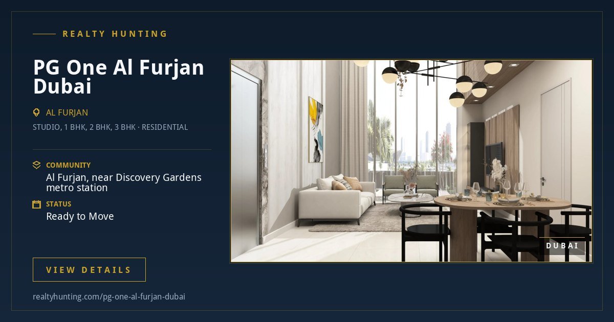 PG One Al Furjan Dubai — photo 3