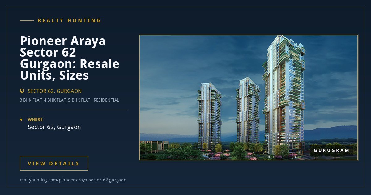 Pioneer Araya Sector 62 Gurgaon — photo 3