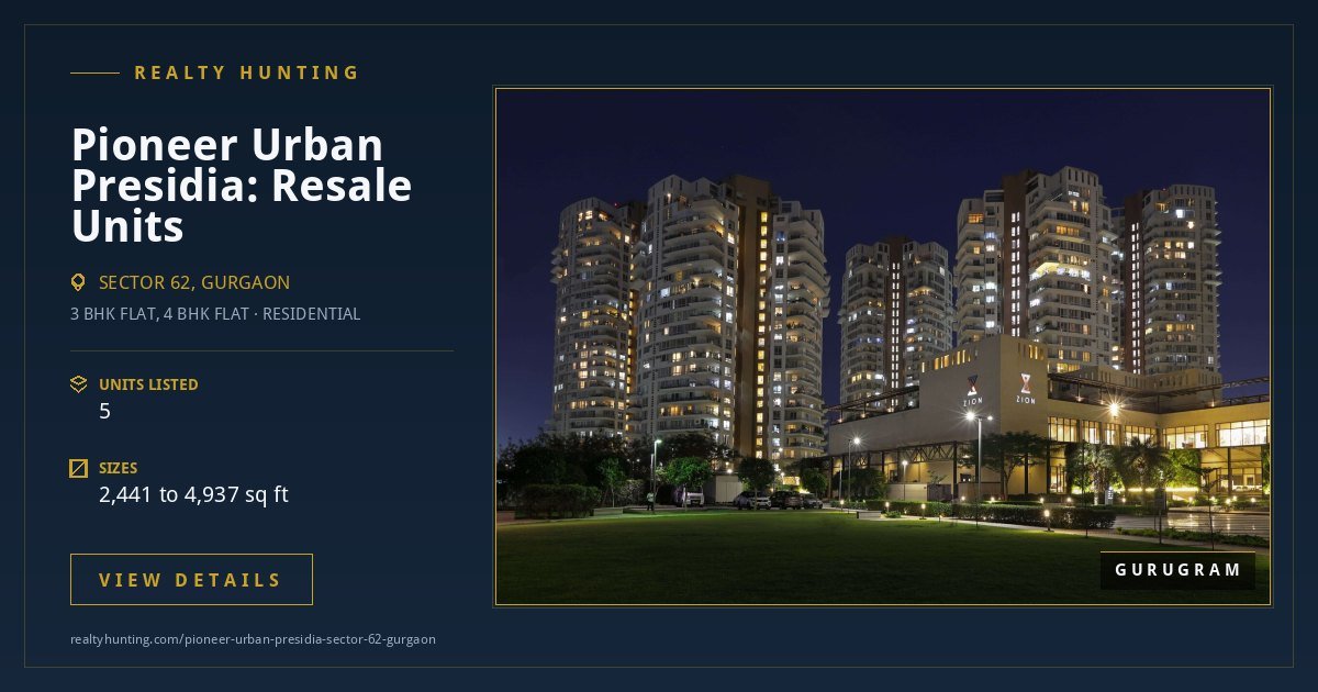 Pioneer Urban Presidia Sector 62 Gurgaon — photo 4