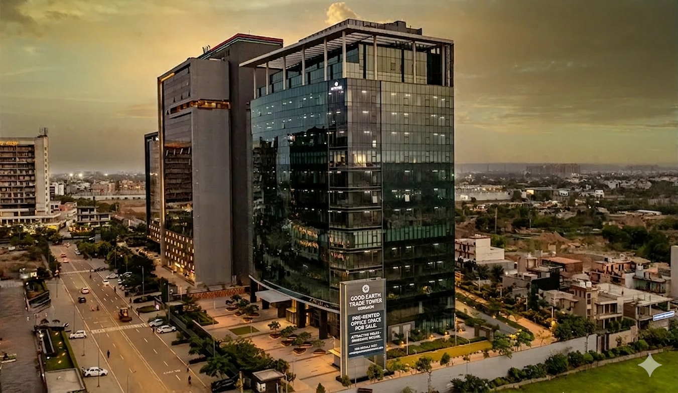 Pre Rented Office Space For Sale Good Earth Trade Tower Sector 62 Gurgaon