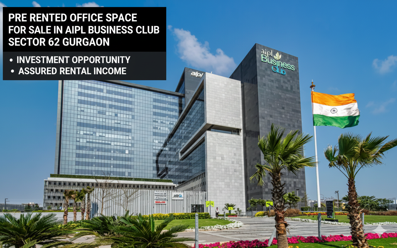 Pre Rented Office Space For Sale in AIPL Business Club sector 62 Gurgaon