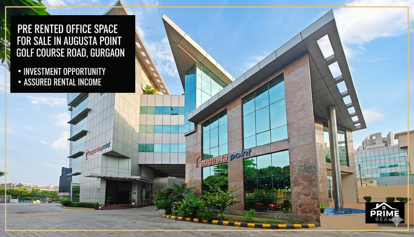 Pre rented Office Space For sale in Augusta Point Golf Course Road, Gurgaon