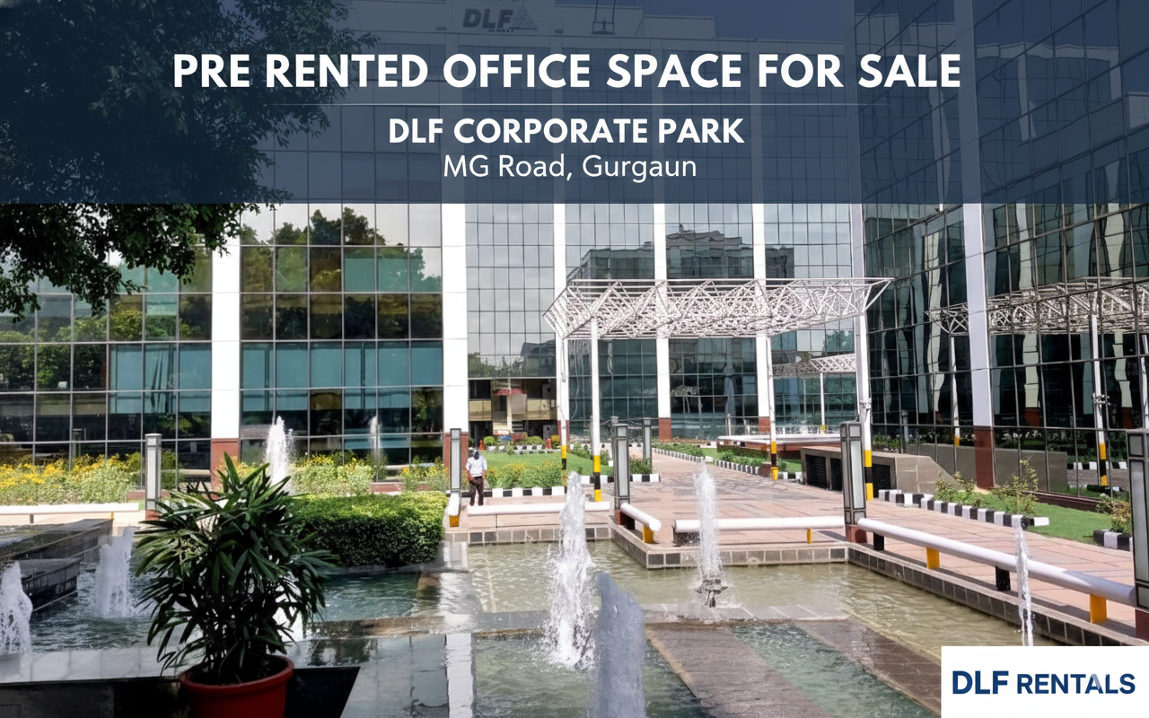 Pre Rented Office space for Sale in DLF Corporate Park MG Road Gurgaon