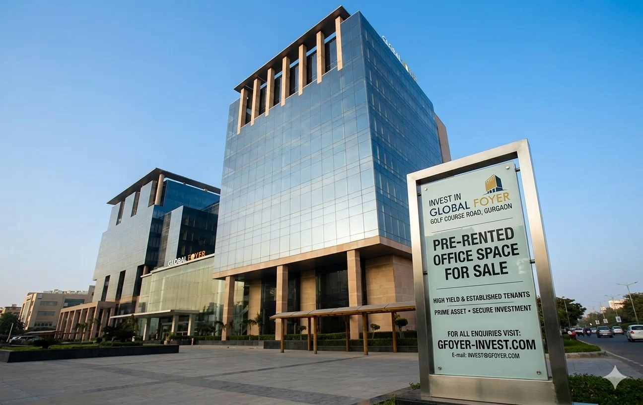 Global Foyer Office for Sale, Golf Course Road Gurgaon