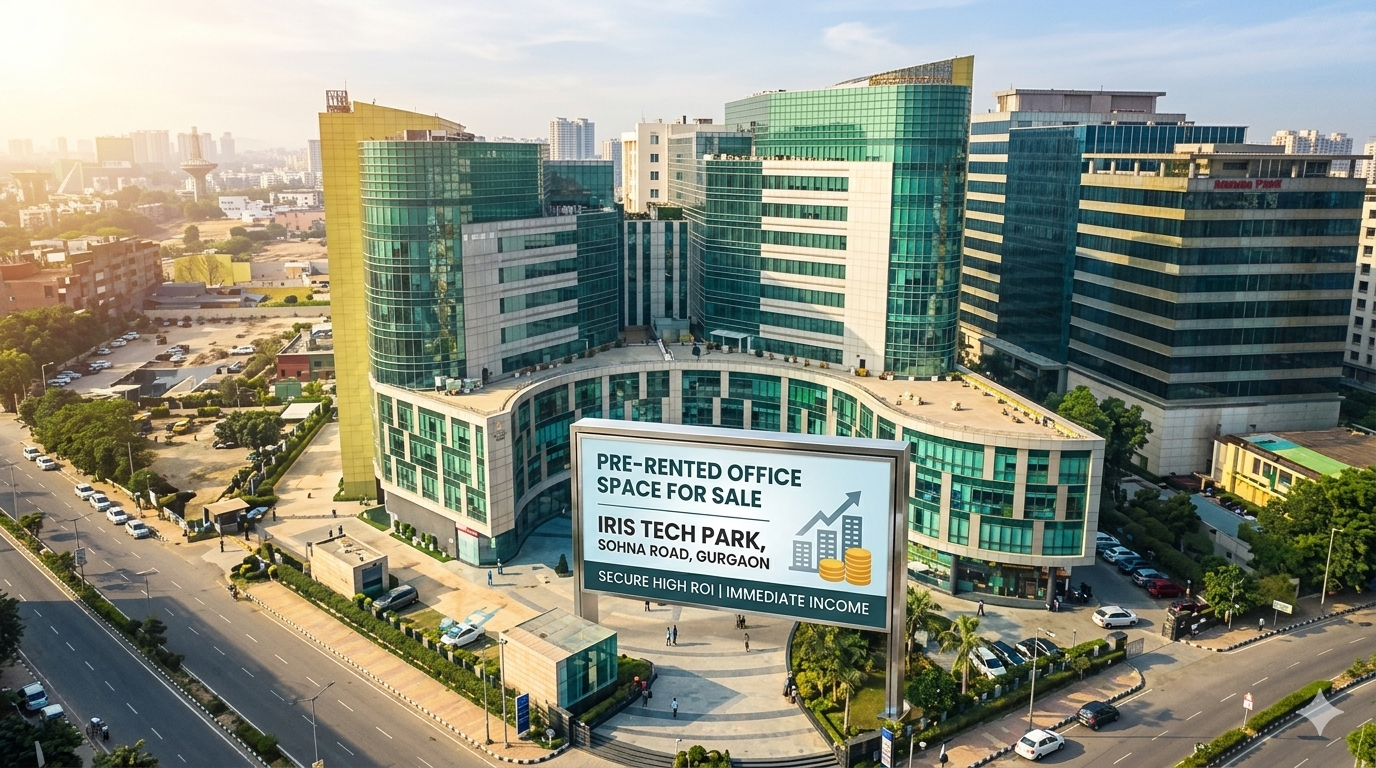 Pre Rented Office space for Sale in Iris Tech Park Sohna Road Gurgaon