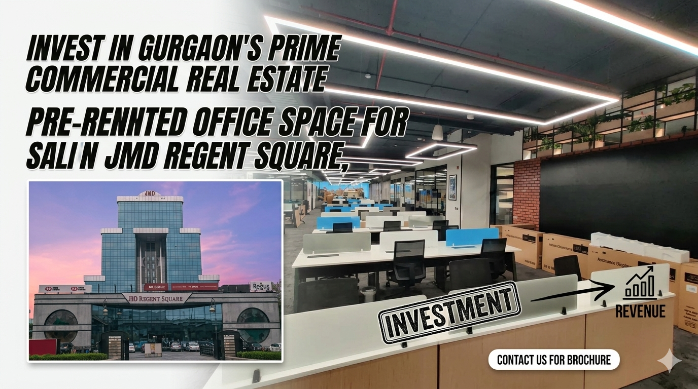 Pre Rented Office Space For Sale JMD Regent Square M G Road Gurgaon