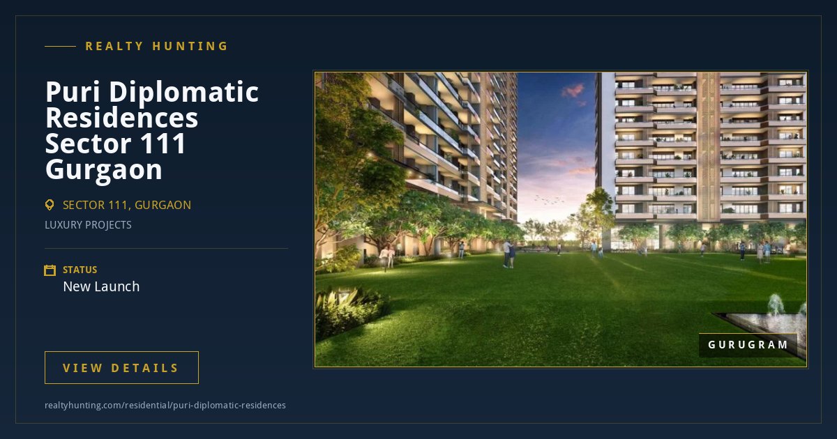 Puri Diplomatic Residences, Sector 111 Gurgaon — photo 3