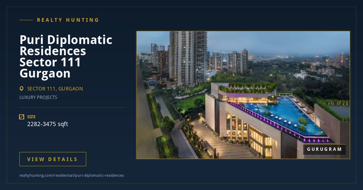 Puri Diplomatic Residences, Sector 111 Gurgaon — photo 2