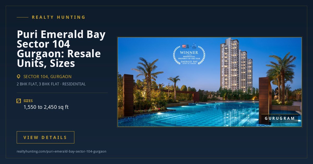 Puri Emerald Bay Sector 104 Gurgaon — photo 2