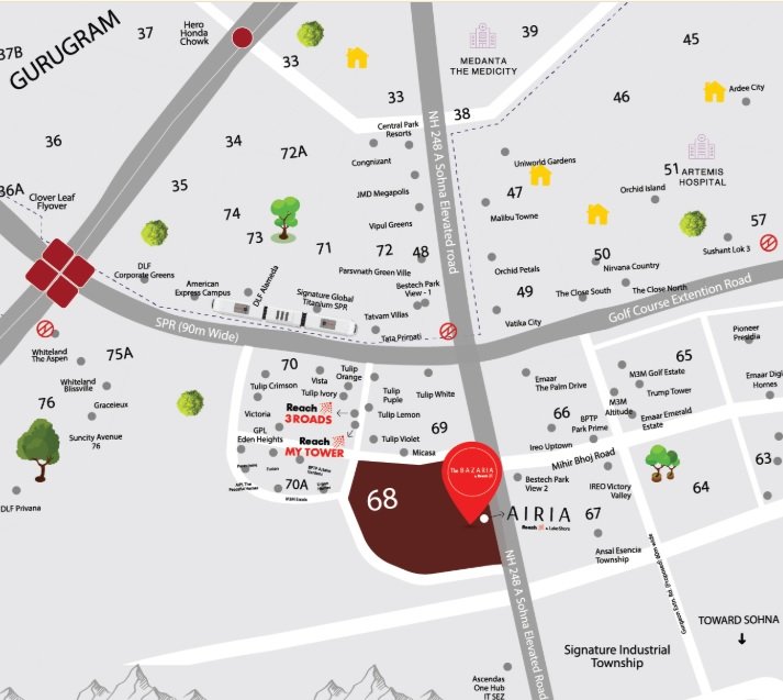 Airia Corporate Tower Sector 68 Sohna Road Gurgaon by Reach Group — photo 1