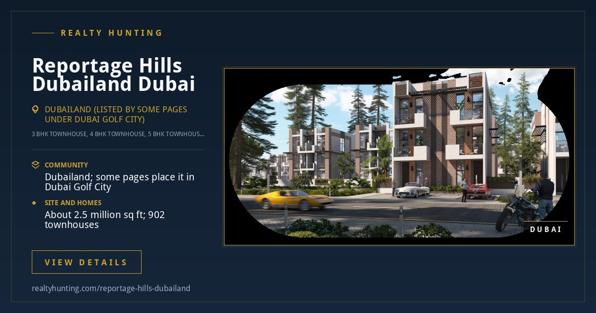 Reportage Hills Dubailand Dubai