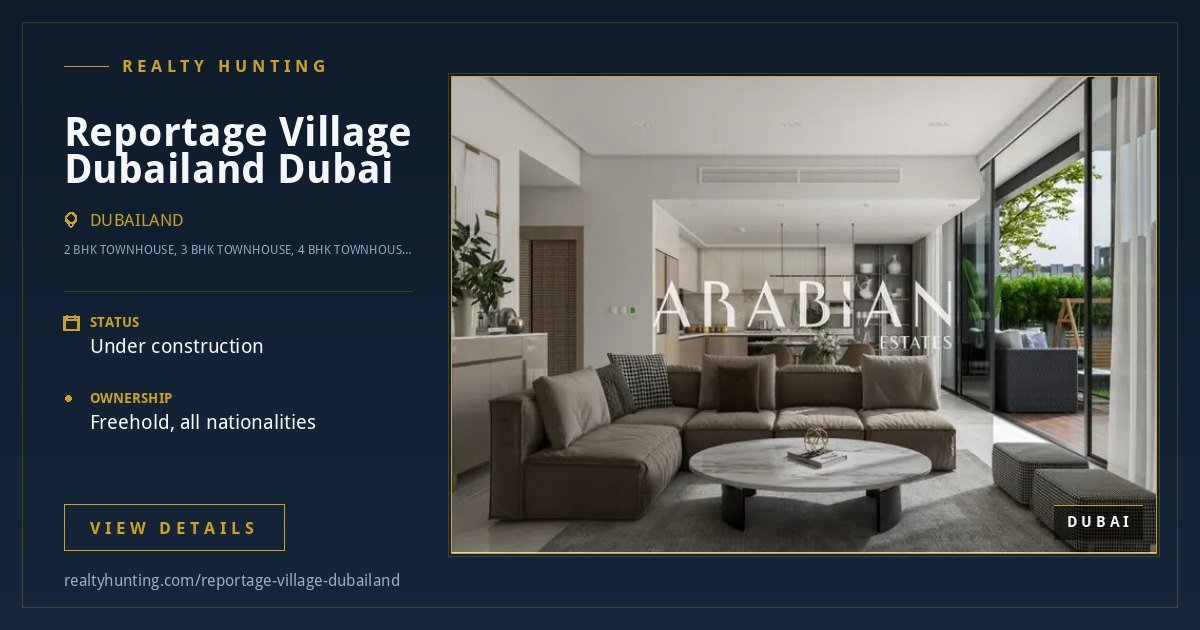 Reportage Village Dubailand Dubai — photo 3