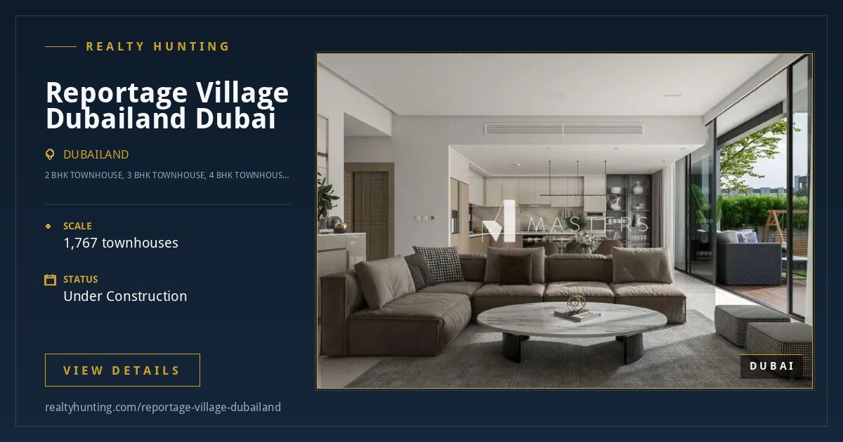 Reportage Village Dubailand Dubai — photo 4