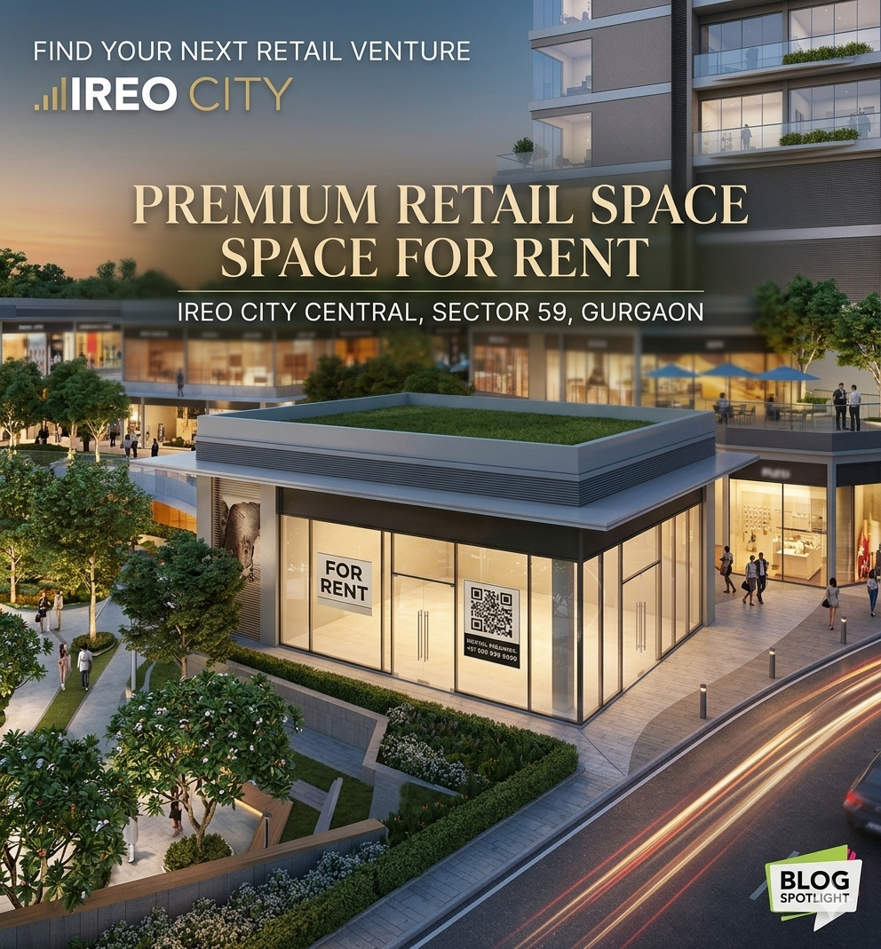 Ireo City Central Shop for Rent, Sector 59 Gurgaon