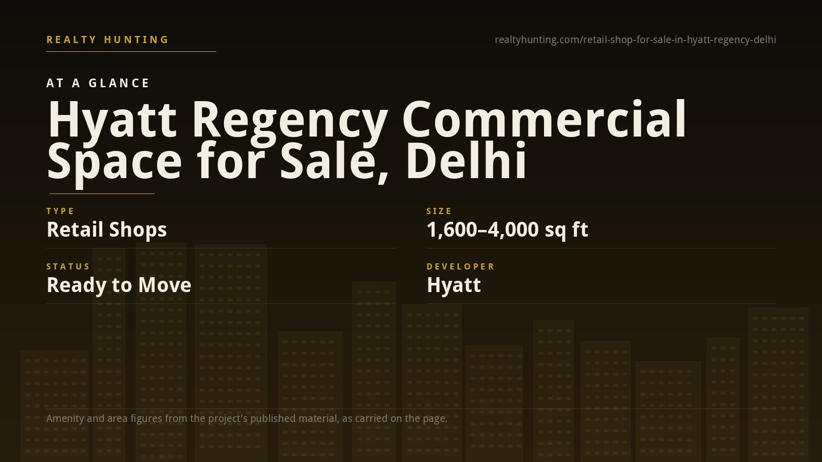 Hyatt Commercial Tower Office for Sale, Bhikaji Cama Place Delhi — photo 1