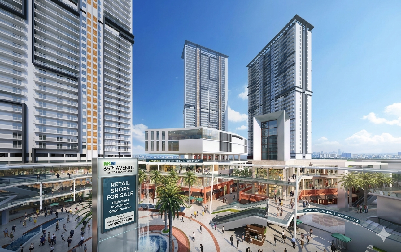 M3M 65th Avenue Shop for Sale, Sector 65 Gurgaon
