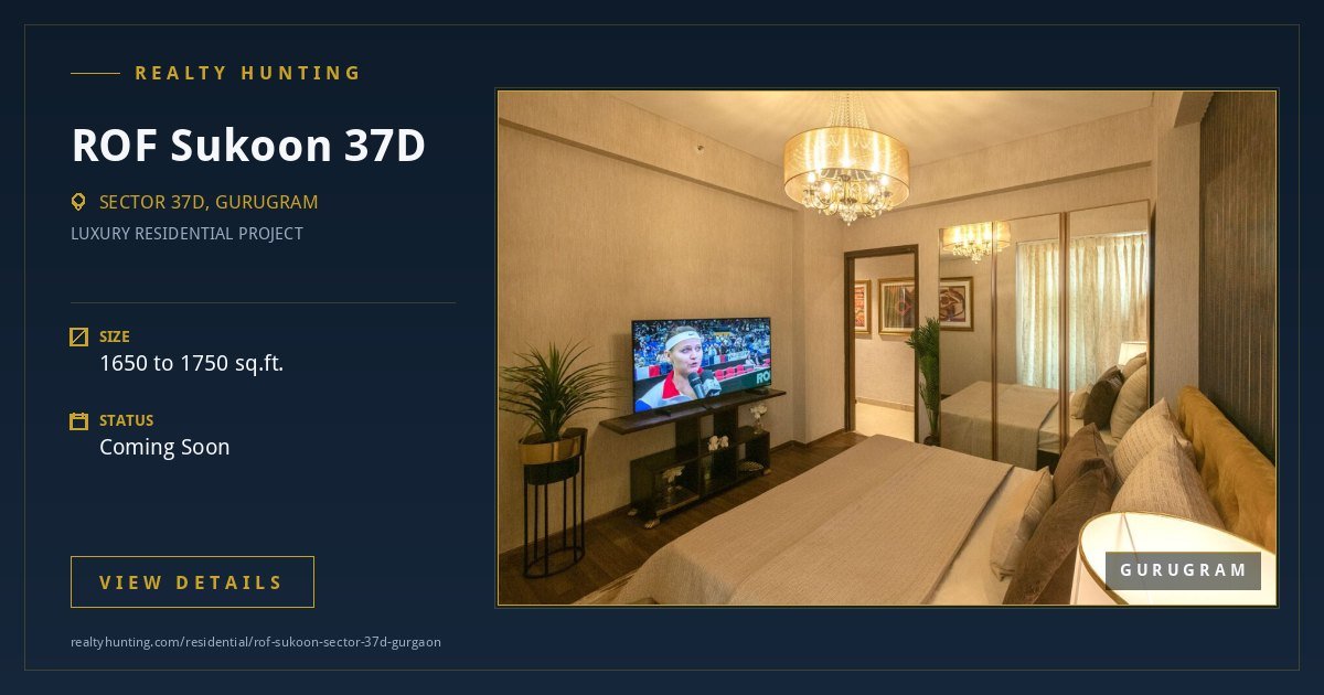 ROF Sukoon Sector 37D Gurgaon — photo 4