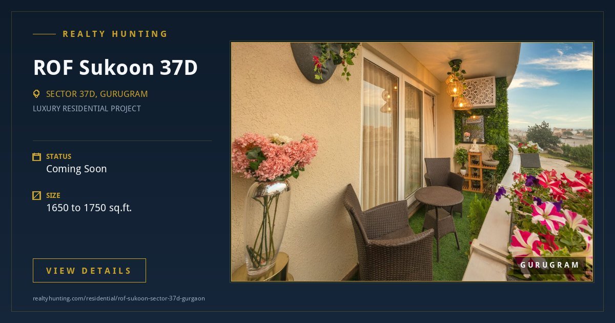 ROF Sukoon Sector 37D Gurgaon — photo 3