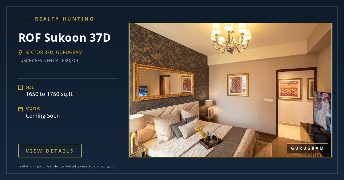 ROF Sukoon Sector 37D Gurgaon — photo 2