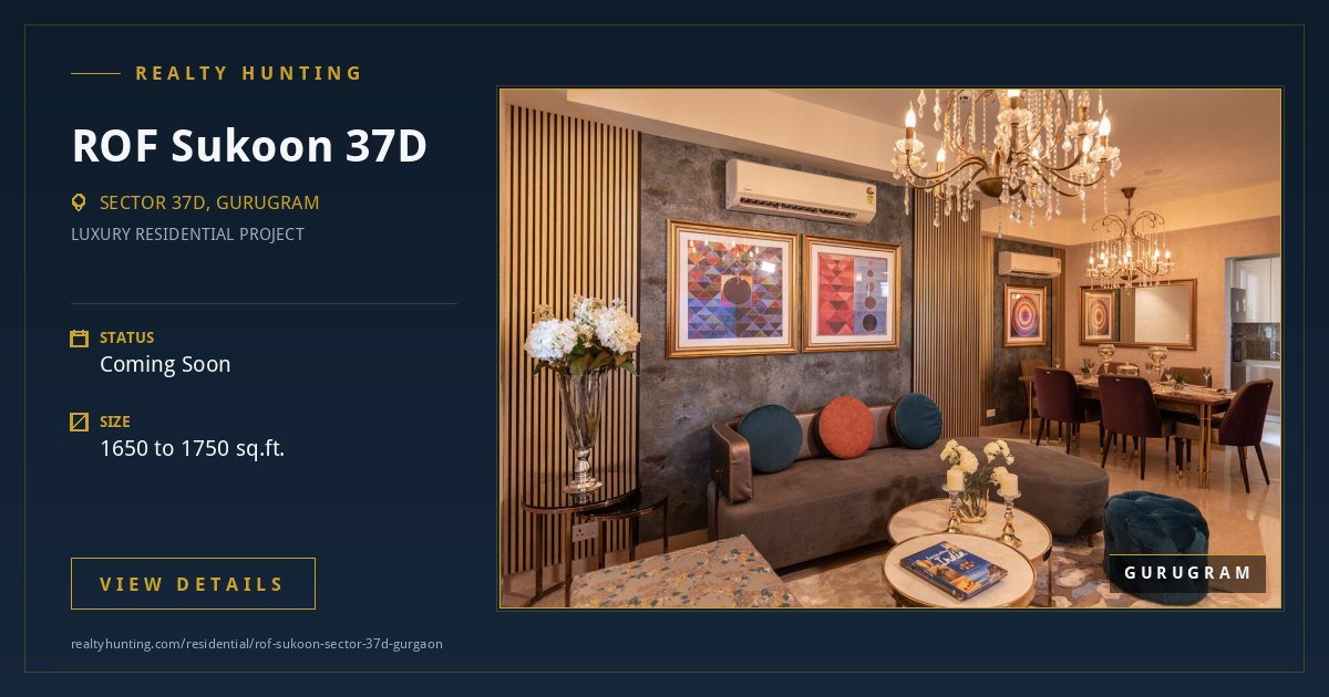 ROF Sukoon Sector 37D Gurgaon — photo 1