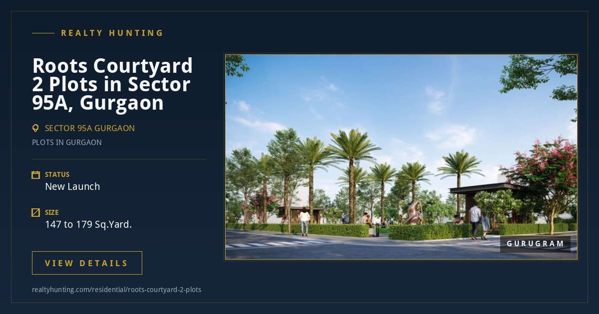 Roots Courtyard 2 Plots in Sector 95A, Gurgaon — photo 2