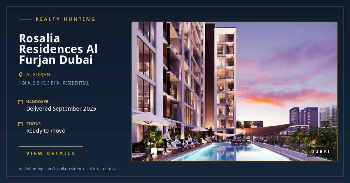 Rosalia Residences Al Furjan Dubai — photo 2