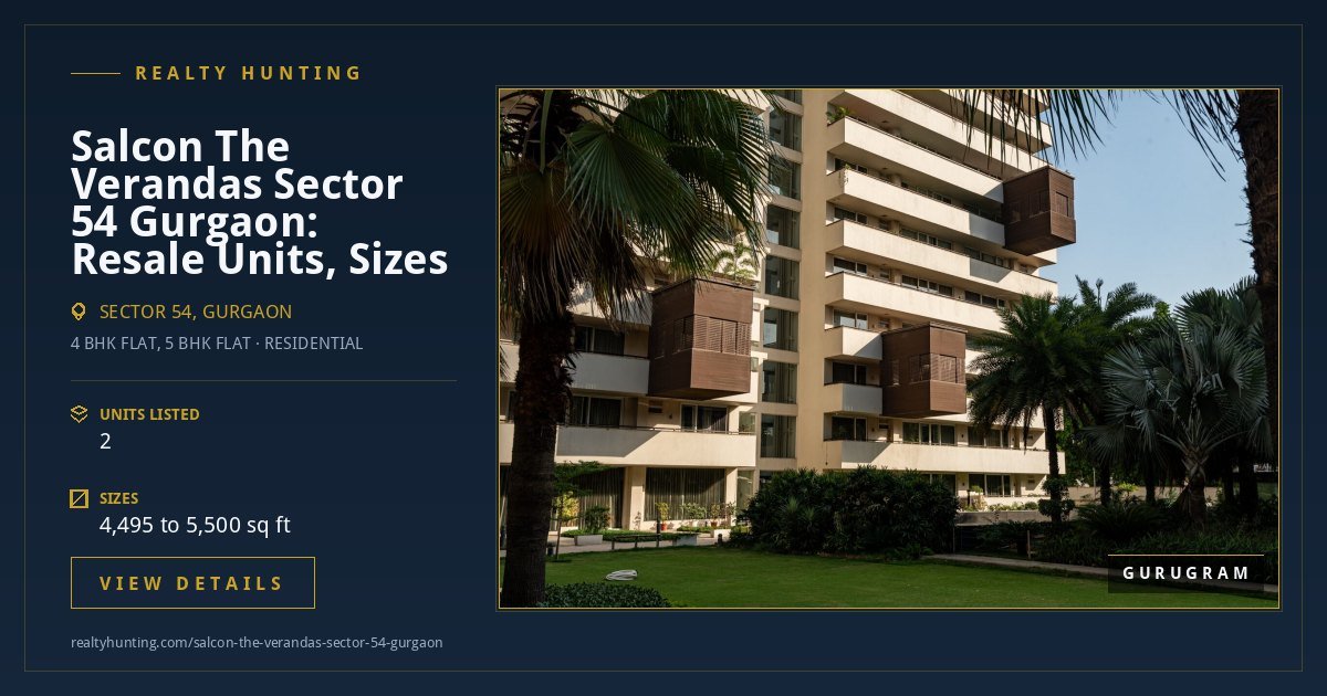 Salcon Verandas Sector 54 Gurgaon — photo 4