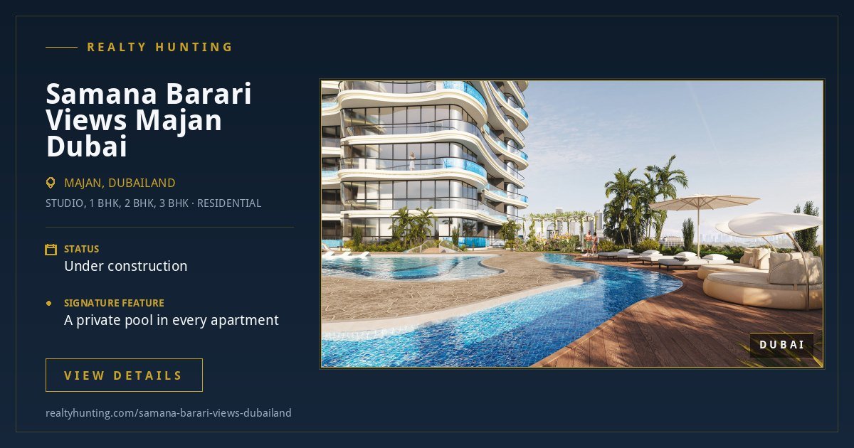 Samana Barari Views Majan Dubailand Dubai — photo 3