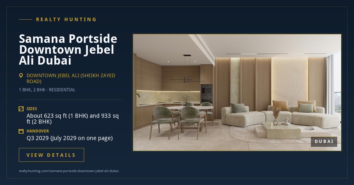 Samana Portside Downtown Jebel Ali Dubai — photo 3