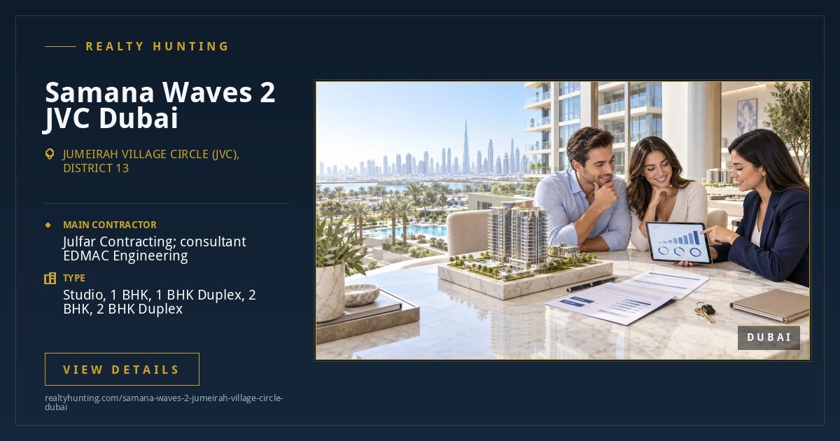 Samana Waves 2 Jumeirah Village Circle Dubai