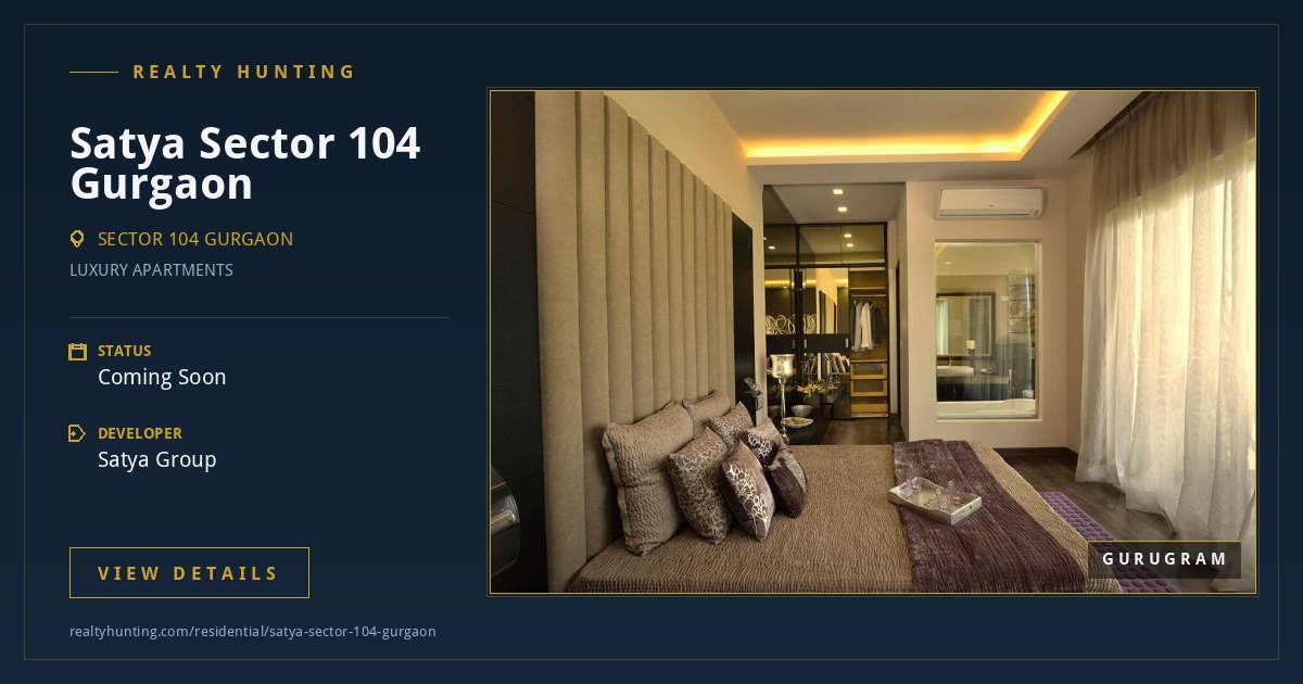 Satya Levante Residences, Sector 104 Gurgaon — photo 1