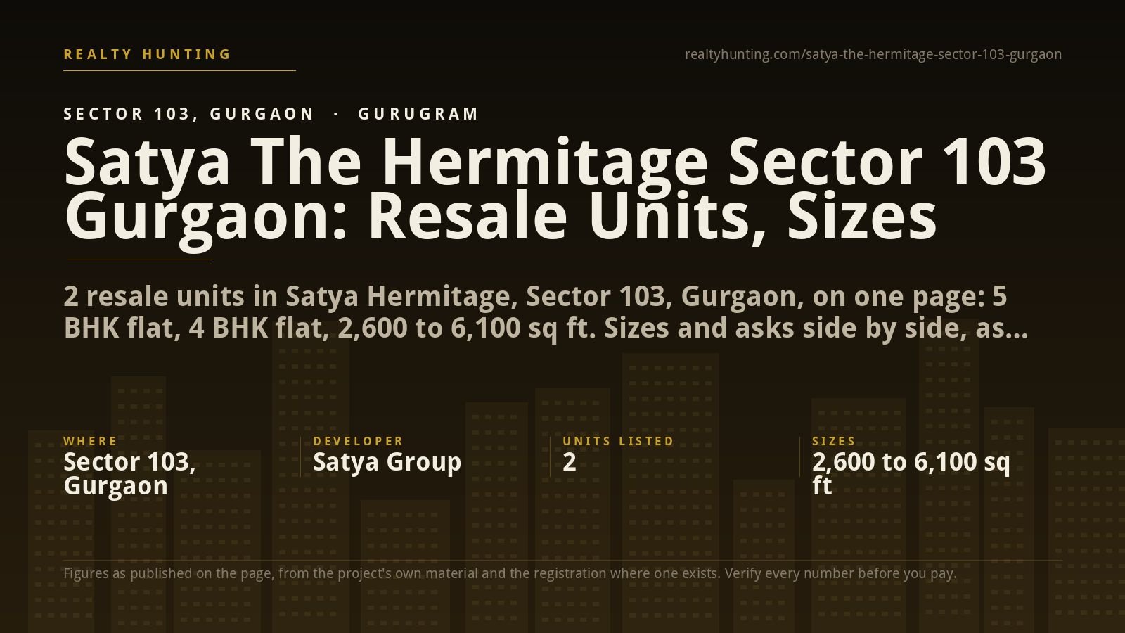 Satya Hermitage Sector 103 Gurgaon