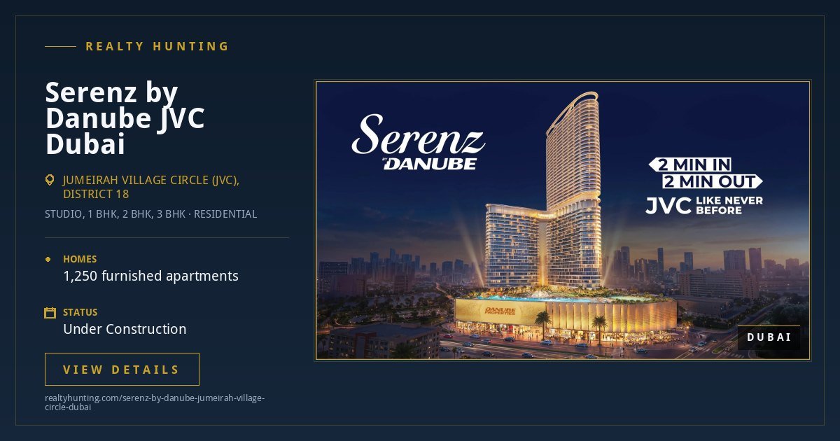 Serenz by Danube Jumeirah Village Circle Dubai — photo 2
