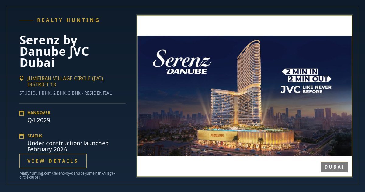 Serenz by Danube Jumeirah Village Circle Dubai — photo 4