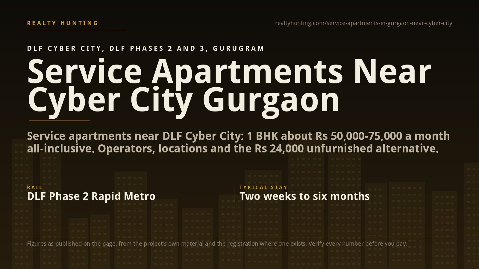Service Apartments Near Cyber City Gurgaon: Rates