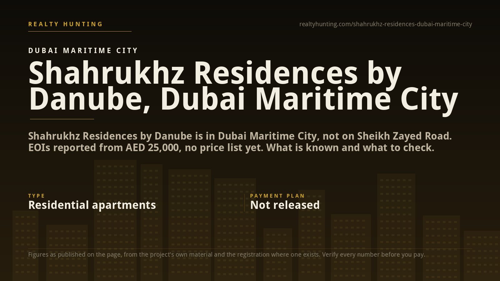 Shahrukhz Residences by Danube Dubai Maritime City