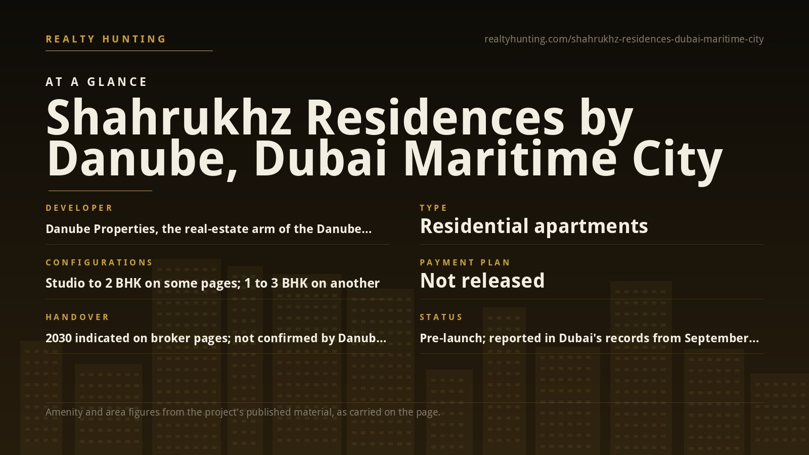 Shahrukhz Residences by Danube Dubai Maritime City — photo 2