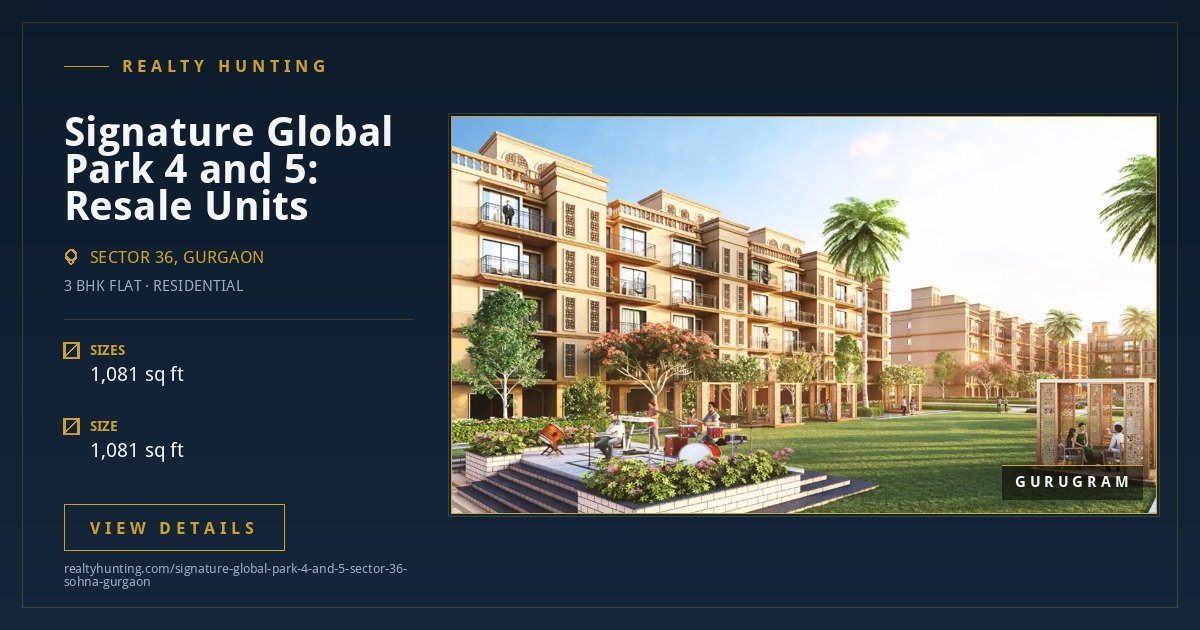 Signature Global Park 4 and 5 Sector 36 Gurgaon — photo 2