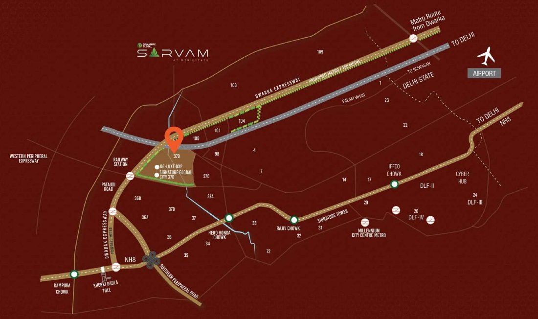 Signature Global Sarvam Dxp Estate Sector 37D Gurgaon Dwarka Expressway — photo 1