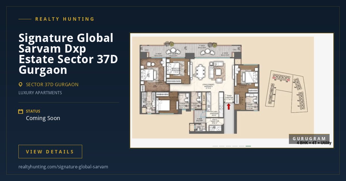 Signature Global Sarvam Dxp Estate Sector 37D Gurgaon Dwarka Expressway — photo 3