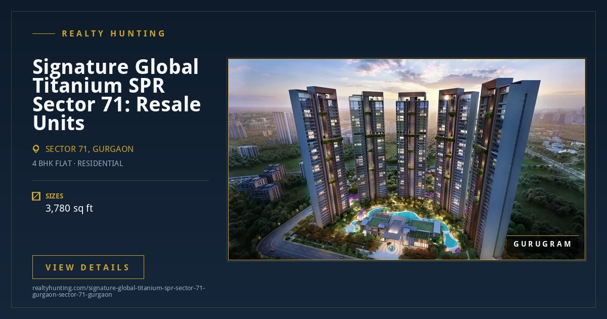 Signature Global Titanium SPR Sector 71 Gurgaon Sector 71 Gurgaon — photo 2