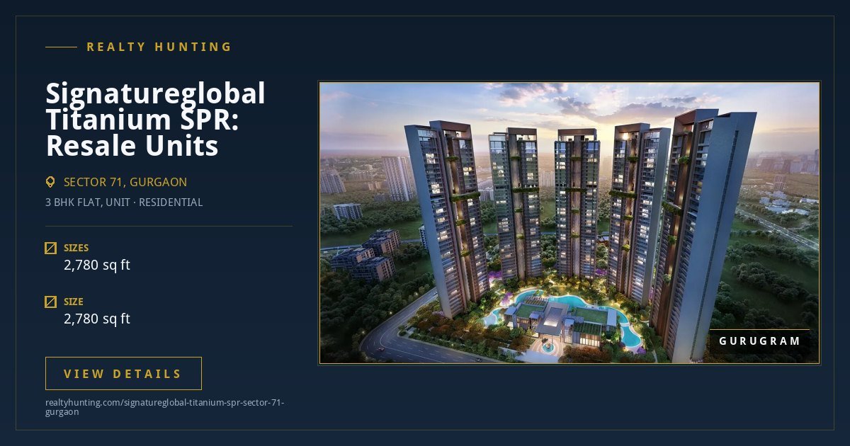 Signatureglobal Titanium SPR Sector 71 Gurgaon — photo 2