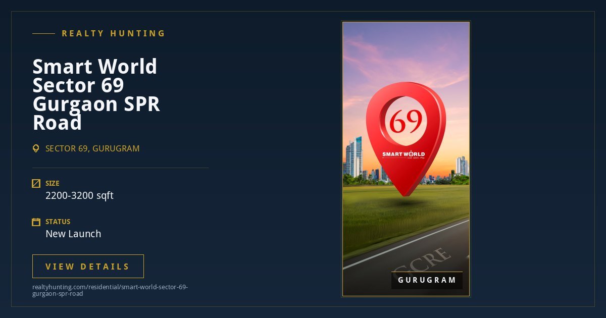 Smartworld Sky Arc Sector 69 Gurgaon, SPR Road — photo 1
