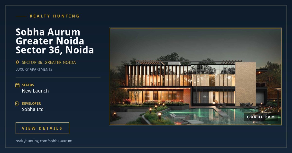 SOBHA Aurum Sector 36 Greater Noida: UP RERA Number and Flat Sizes — photo 2