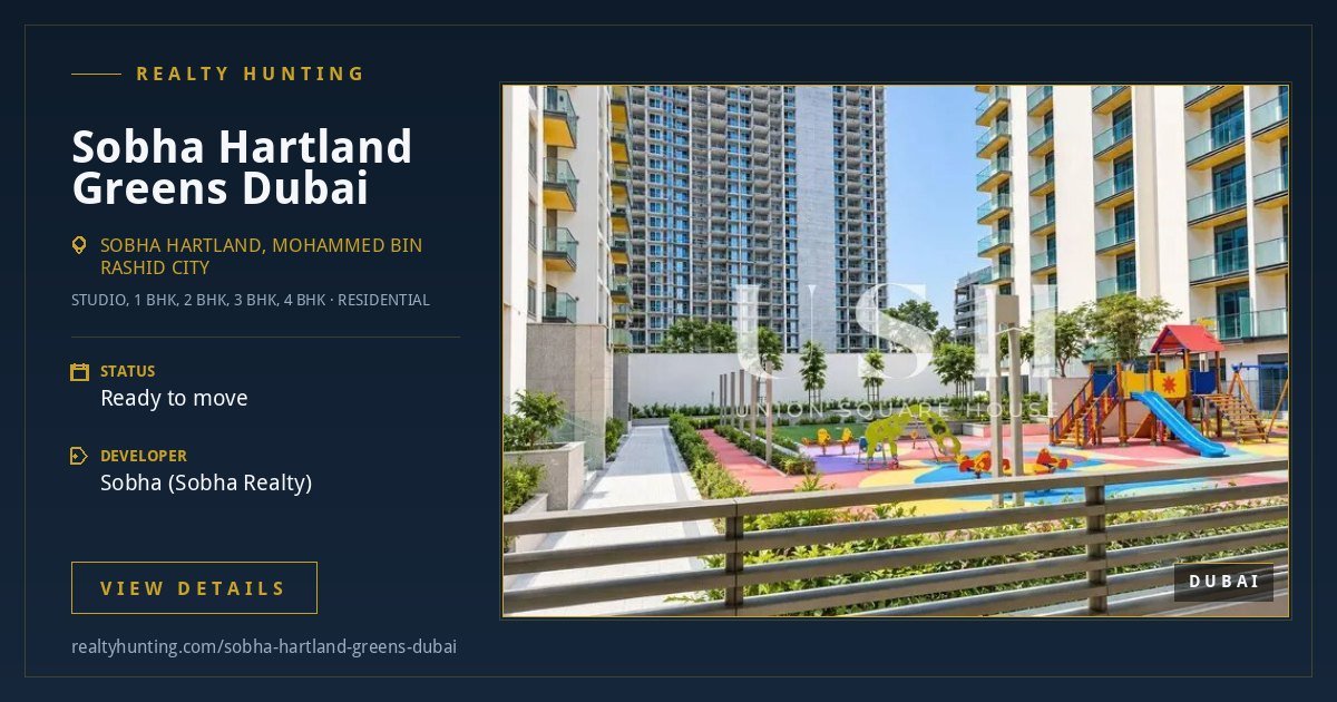 Sobha Hartland Greens Dubai — photo 4