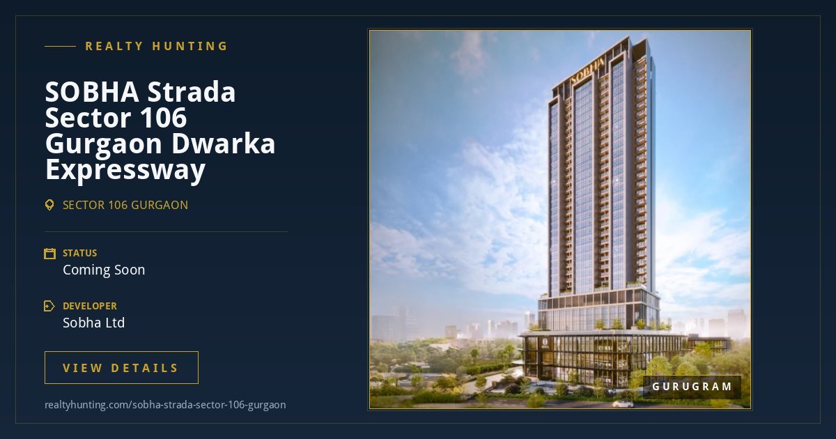 Sobha Strada Sector 106 Gurgaon, Dwarka Expressway — photo 1