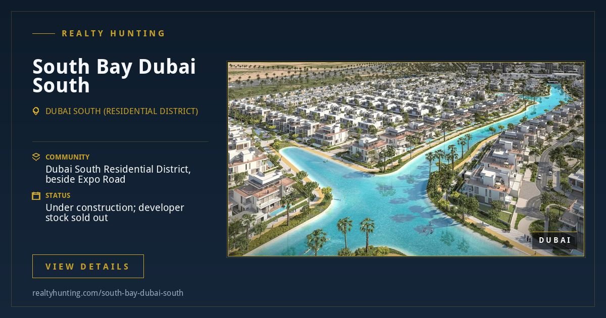 South Bay Dubai South Dubai
