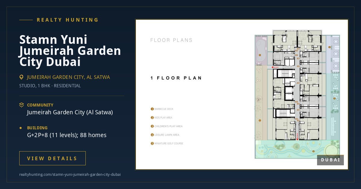 Stamn Yuni Jumeirah Garden City Dubai