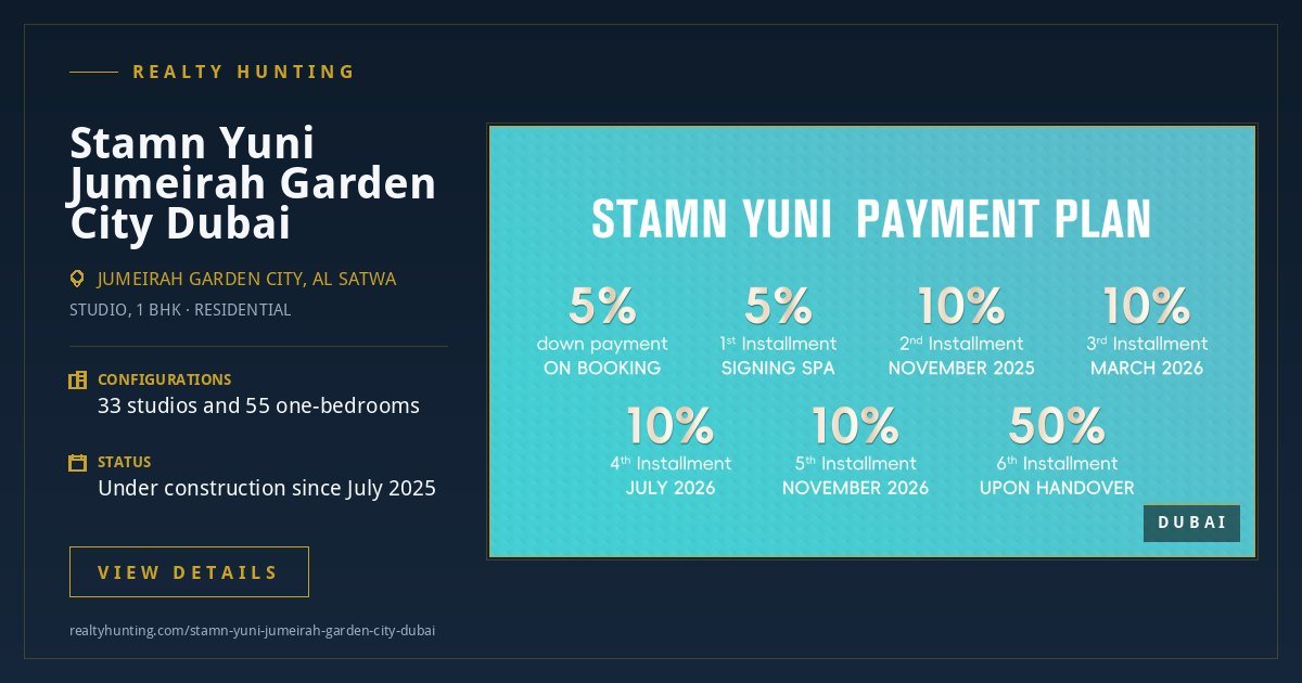 Stamn Yuni Jumeirah Garden City Dubai — photo 2